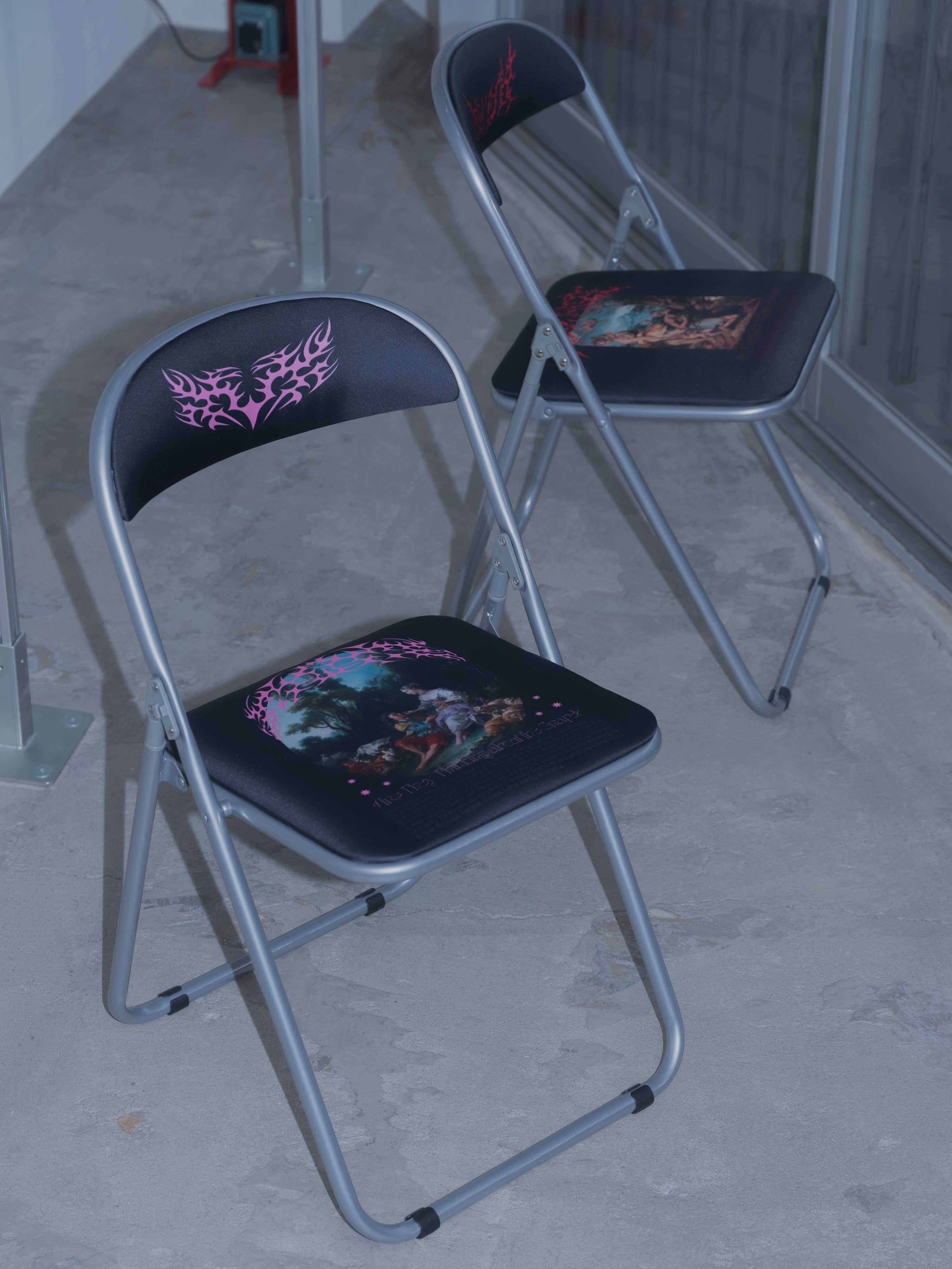 METALSTJEROME Metal folding chair