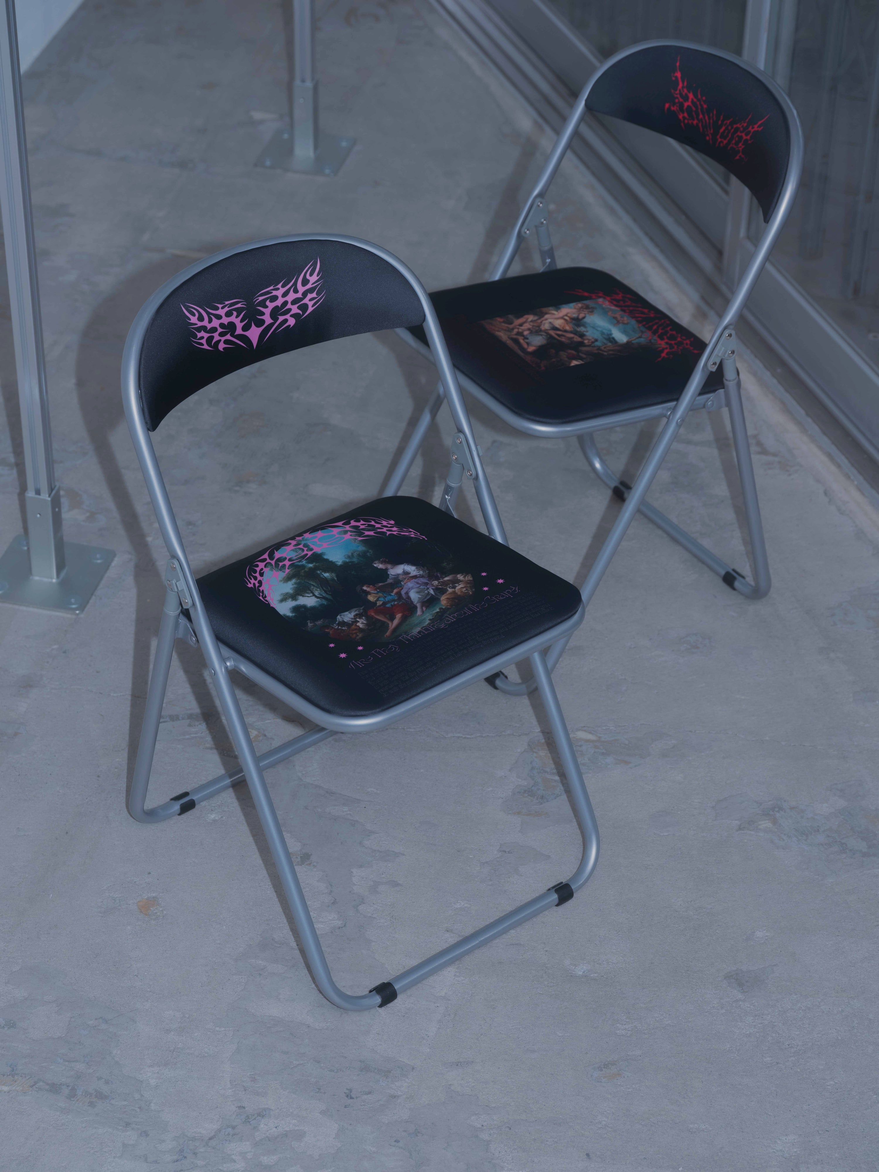 METALGRAPE Metal folding chair