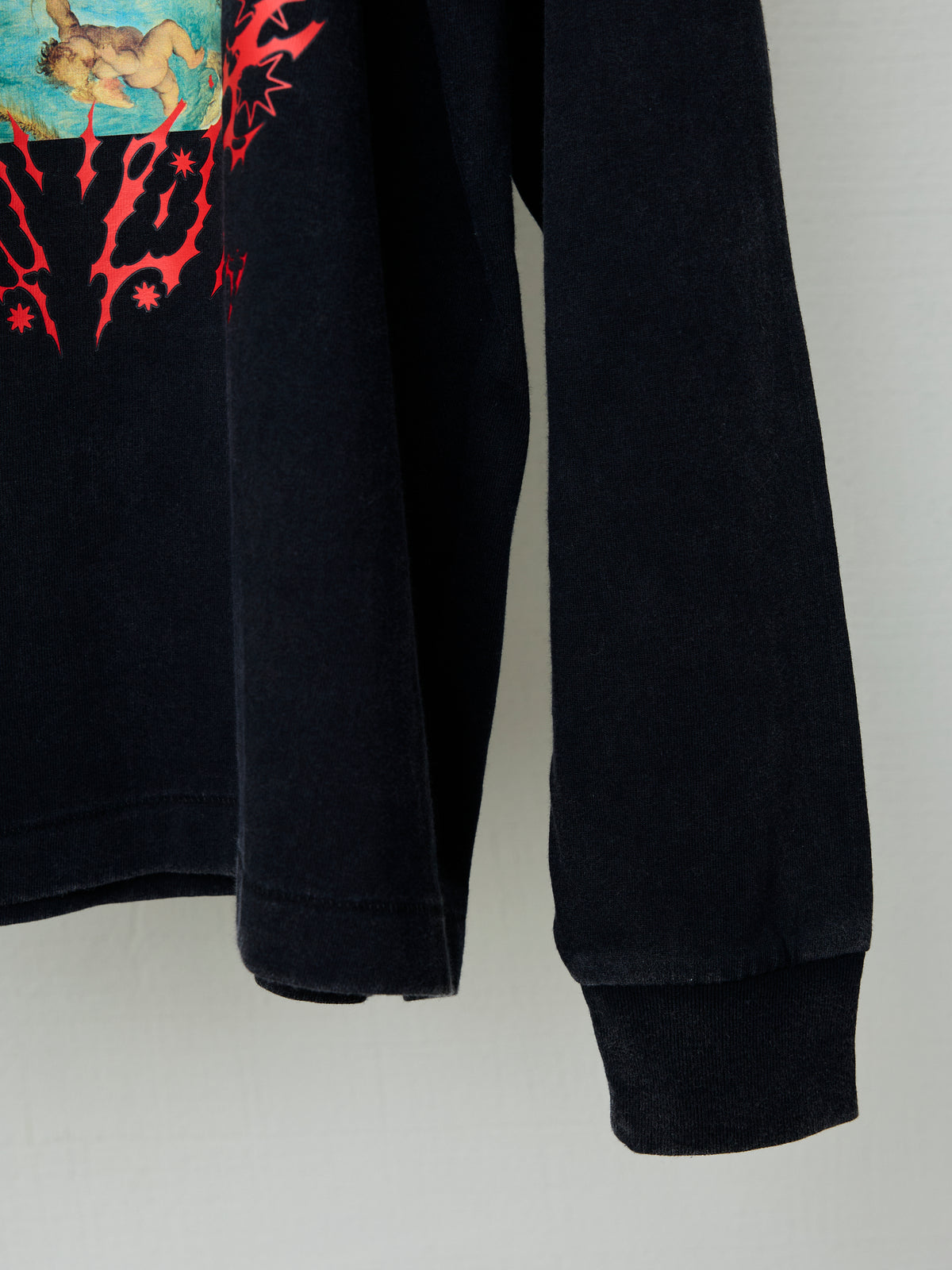 FVS ART PRINT BLANKET STITCH L/S TEE