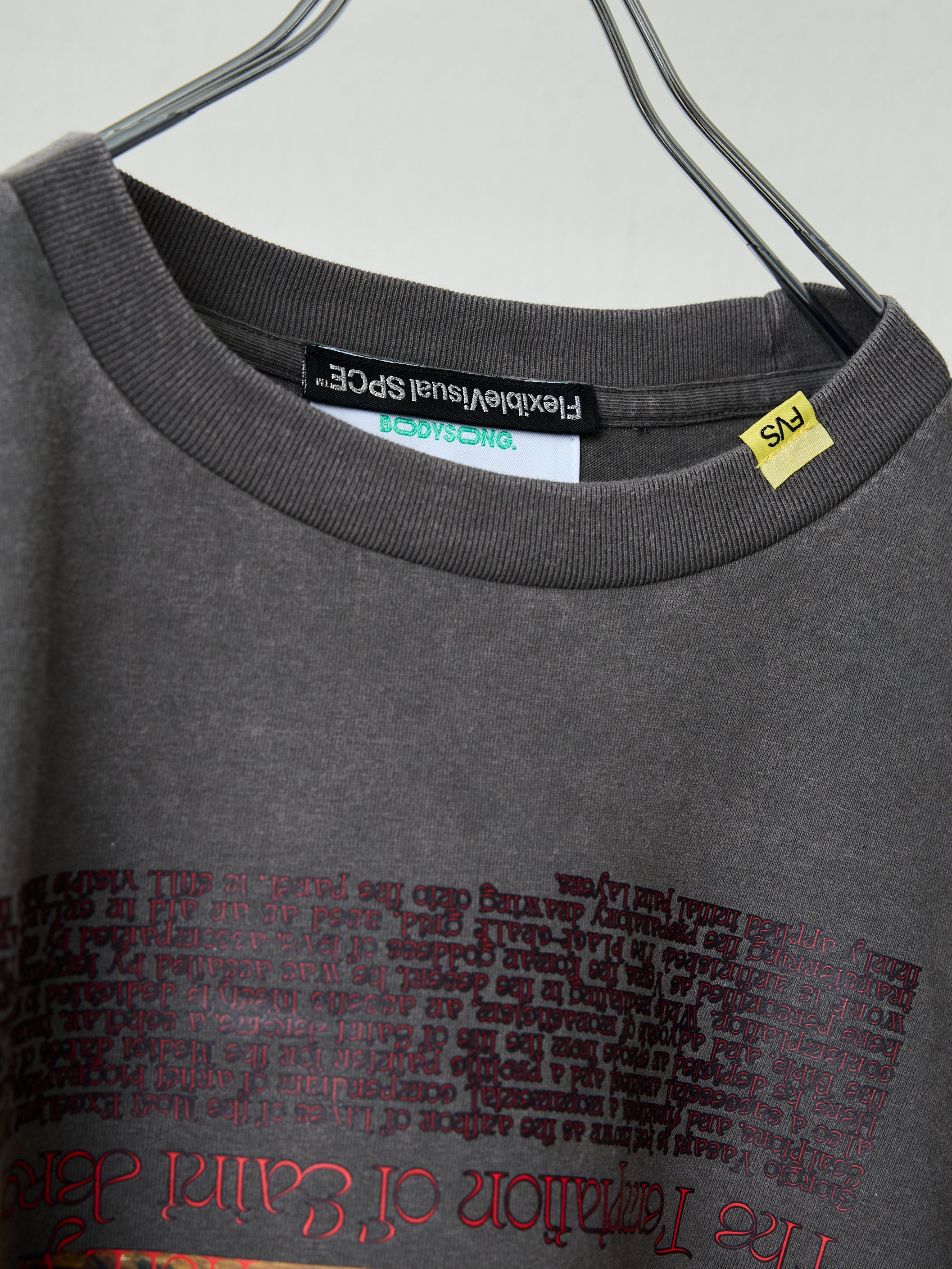 FVS ART PRINT BLANKET STITCH L/S TEE
