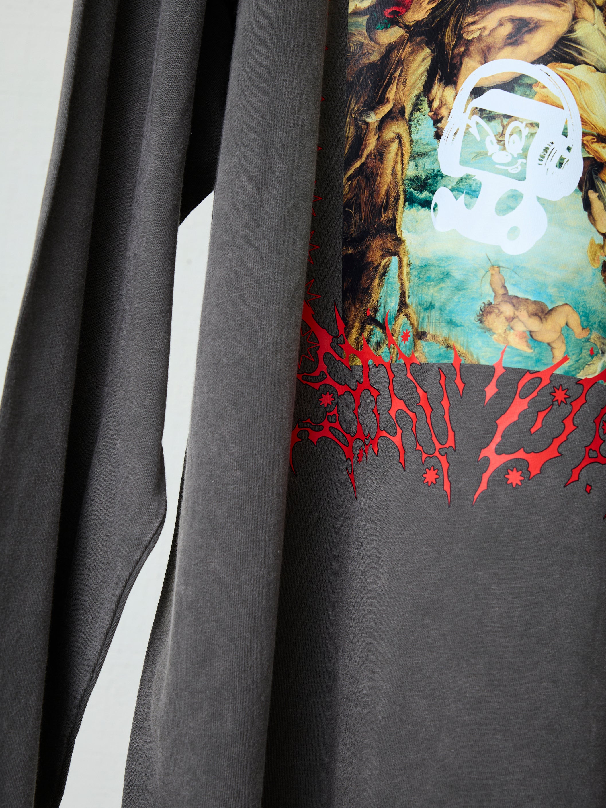 FVS ART PRINT BLANKET STITCH L/S TEE