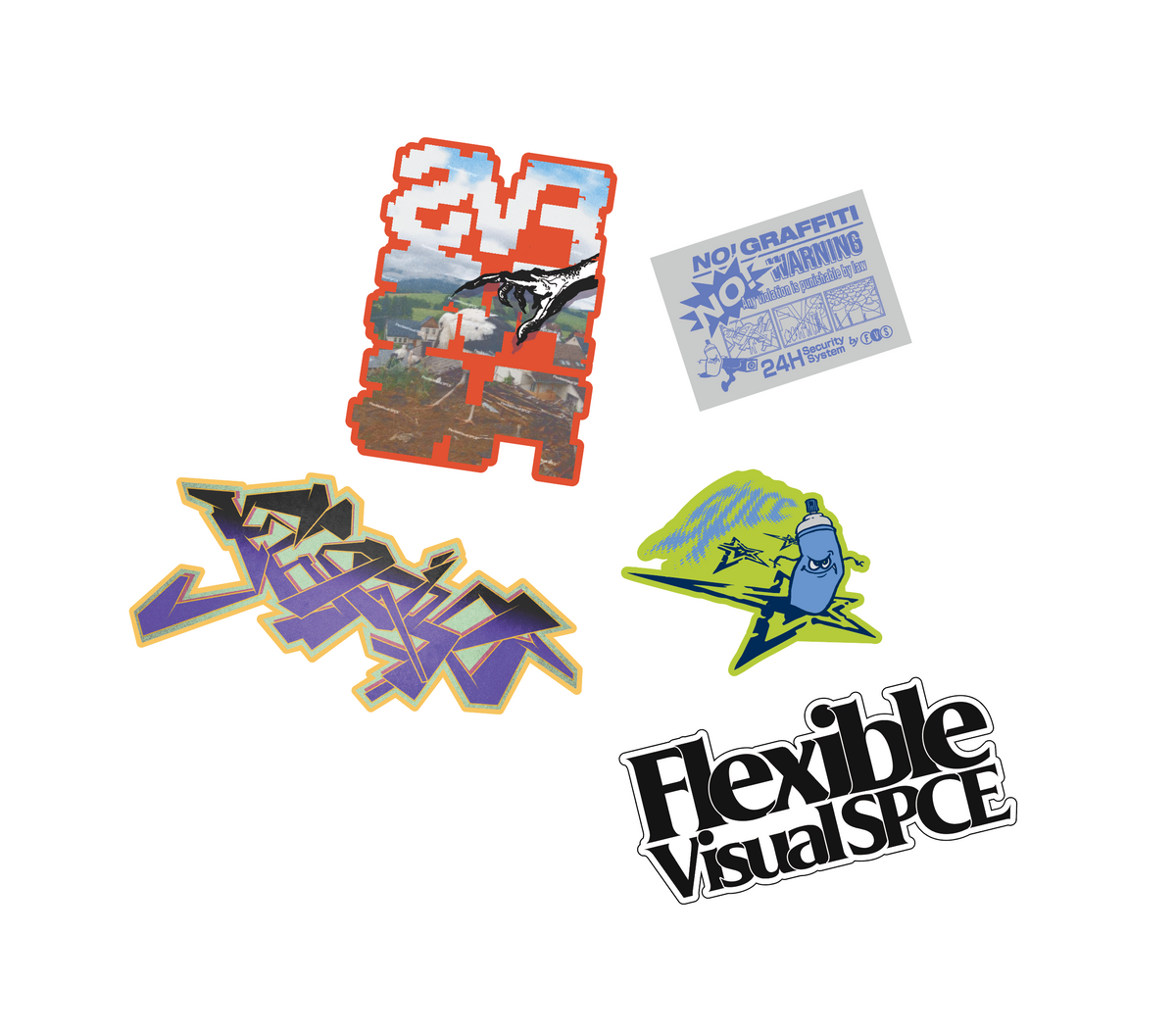 Fvs Rider FVS STICKER SET – FlexibleVisual SPCE™